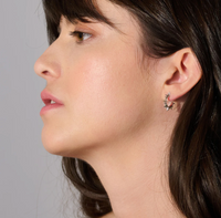 RACHEL JACKSON ELECTRIC GODDESS MINI HUGGIE HOOP EARRINGS