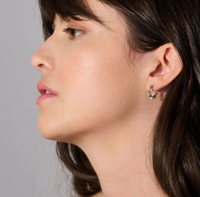 RACHEL JACKSON MINI HUGGIE HOOP EARRINGS