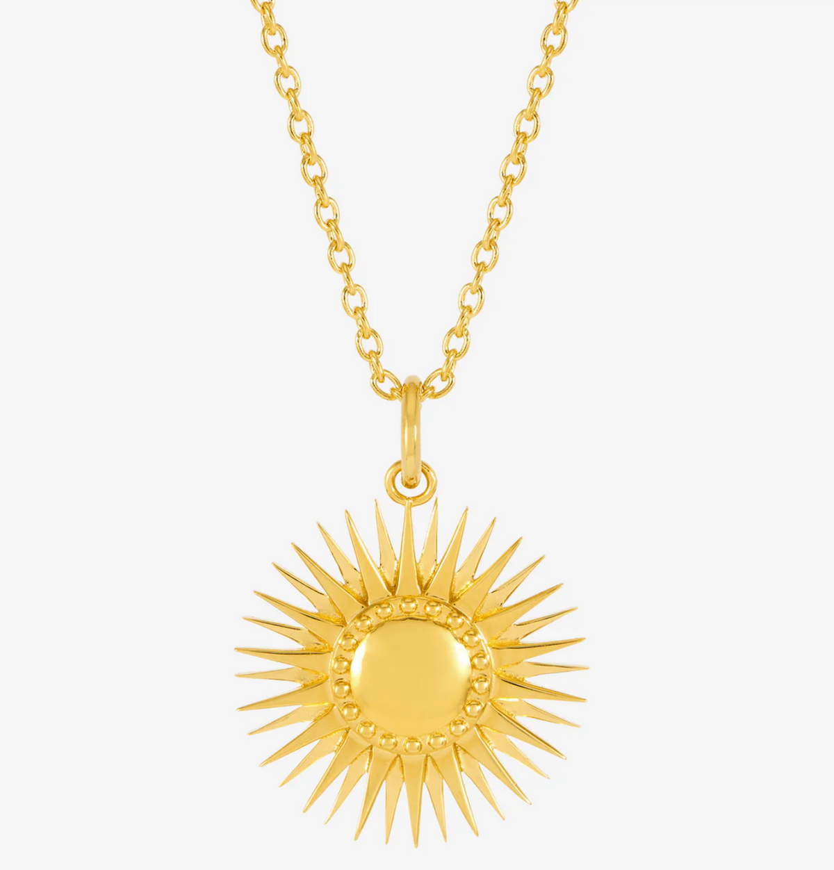 RACHEL JACKSON ART DECO SUN NECKLACE