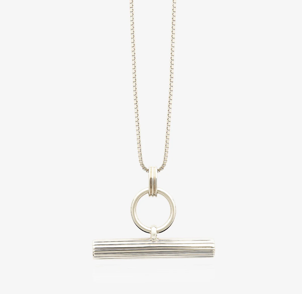 RACHEL JACKSON PERSONALISED T-BAR NECKLACE