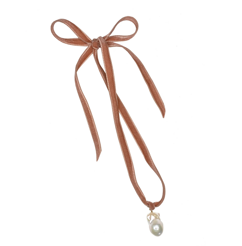 MARGAUX STUDIOS PINK AGATHA NECKLACE