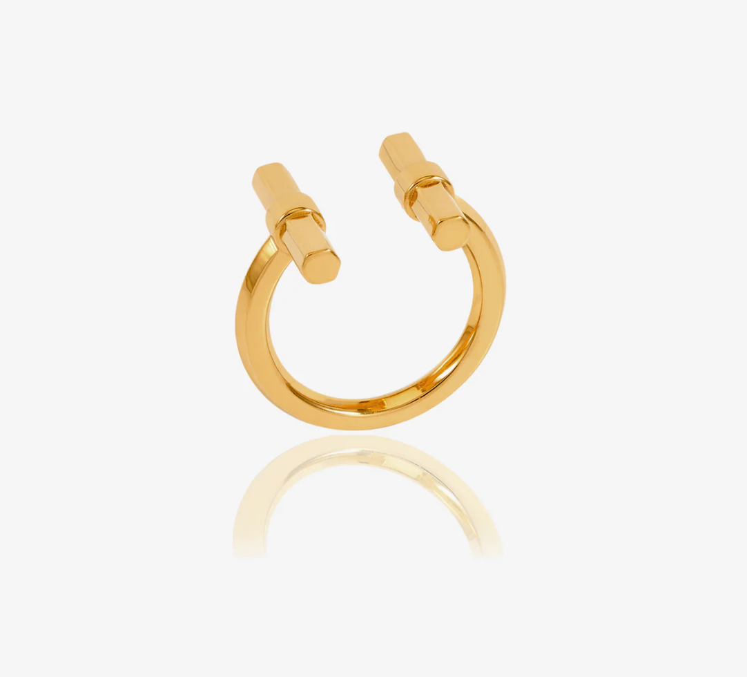 RACHEL JACKSON ADJUSTABLE T-BAR RING