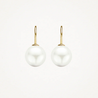 BLUSH 14K YELLOW GOLD & PEARL DROP EARRINGS