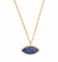 TALIS CHAINS LAPIS PENDANT NECKLACE