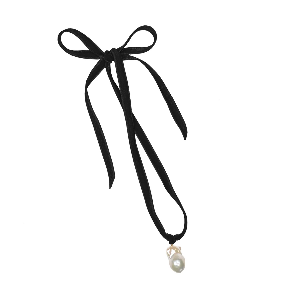 MARGAUX STUDIOS BLACK AGATHA NECKLACE