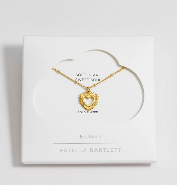 ESTELLA BARTLETT HEARTBURST PENDANT NECKLACE