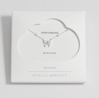 ESTELLA BARTLETT PEARL AND BOW NECKLACE