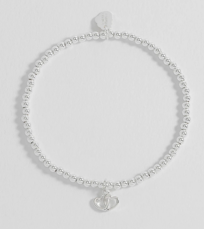 ESTELLA BARTLETT DOUBLE HEART SIENNA BRACELET
