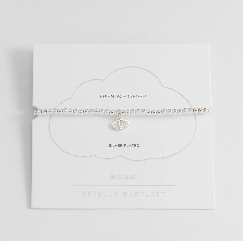 ESTELLA BARTLETT DOUBLE HEART SIENNA BRACELET