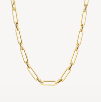 BLUSH 14K GOLD SMOOTH LINK NECKLACE