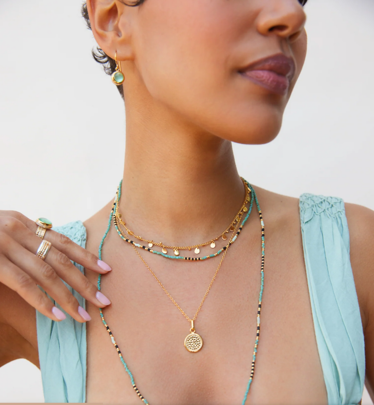 ANNA BECK AMAI BEADED NECKLACE