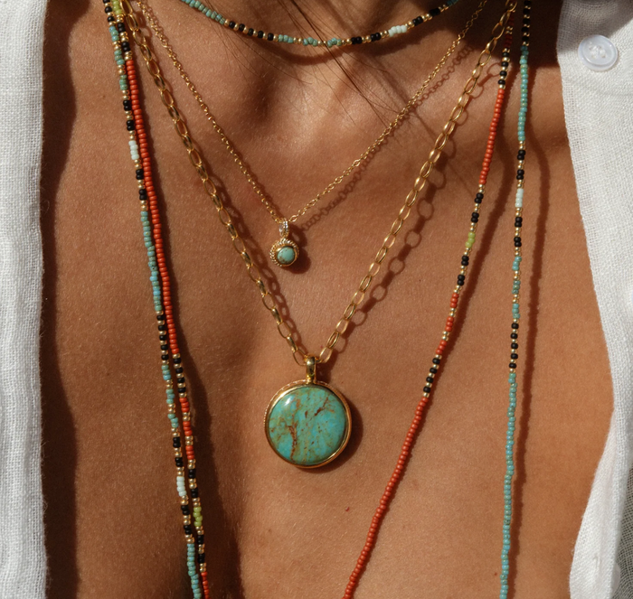 ANNA BECK MUTSA BEADED NECKLACE