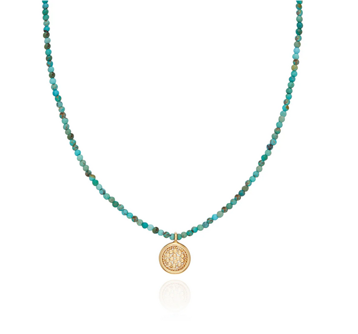ANNA BECK TURQUESA BEADED NECKLACE