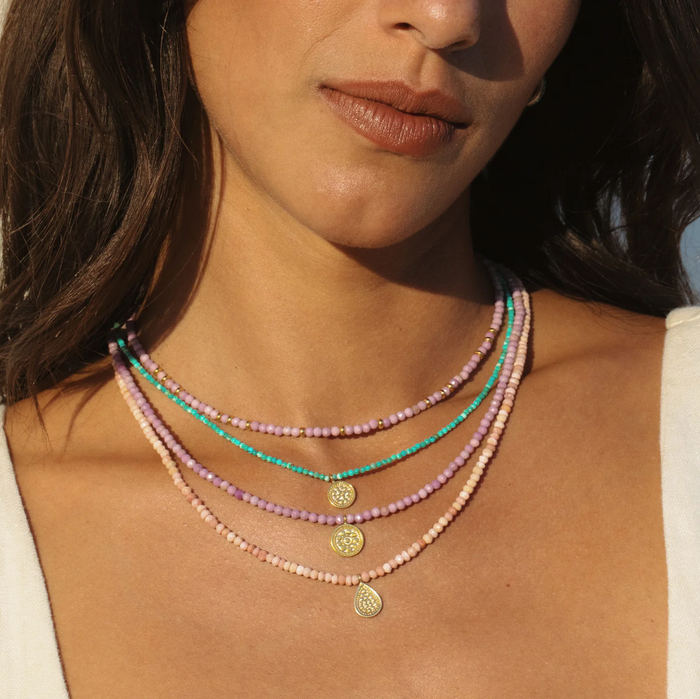 ANNA BECK TURQUESA BEADED NECKLACE