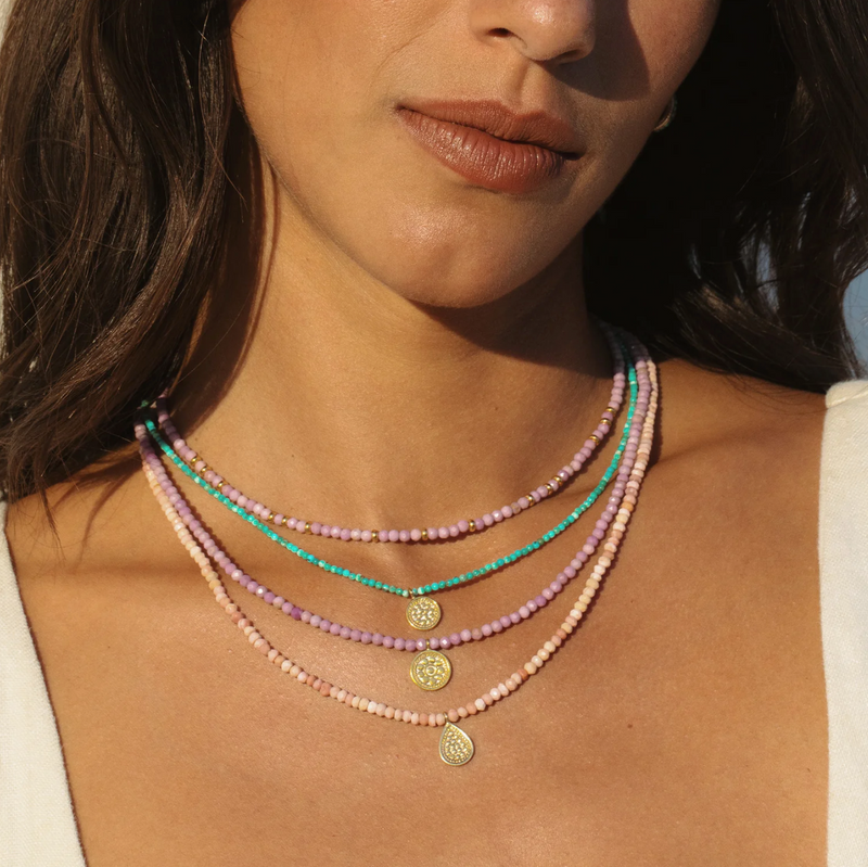 ANNA BECK TURQUESA BEADED NECKLACE