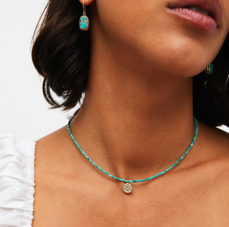 ANNA BECK TURQUESA BEADED NECKLACE