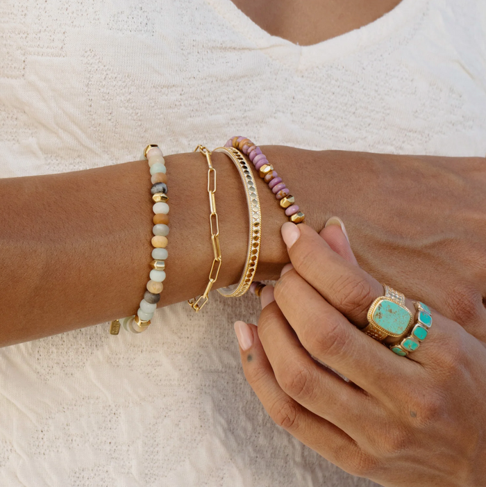 ANNA BECK JACARANDA BEADED BRACELET