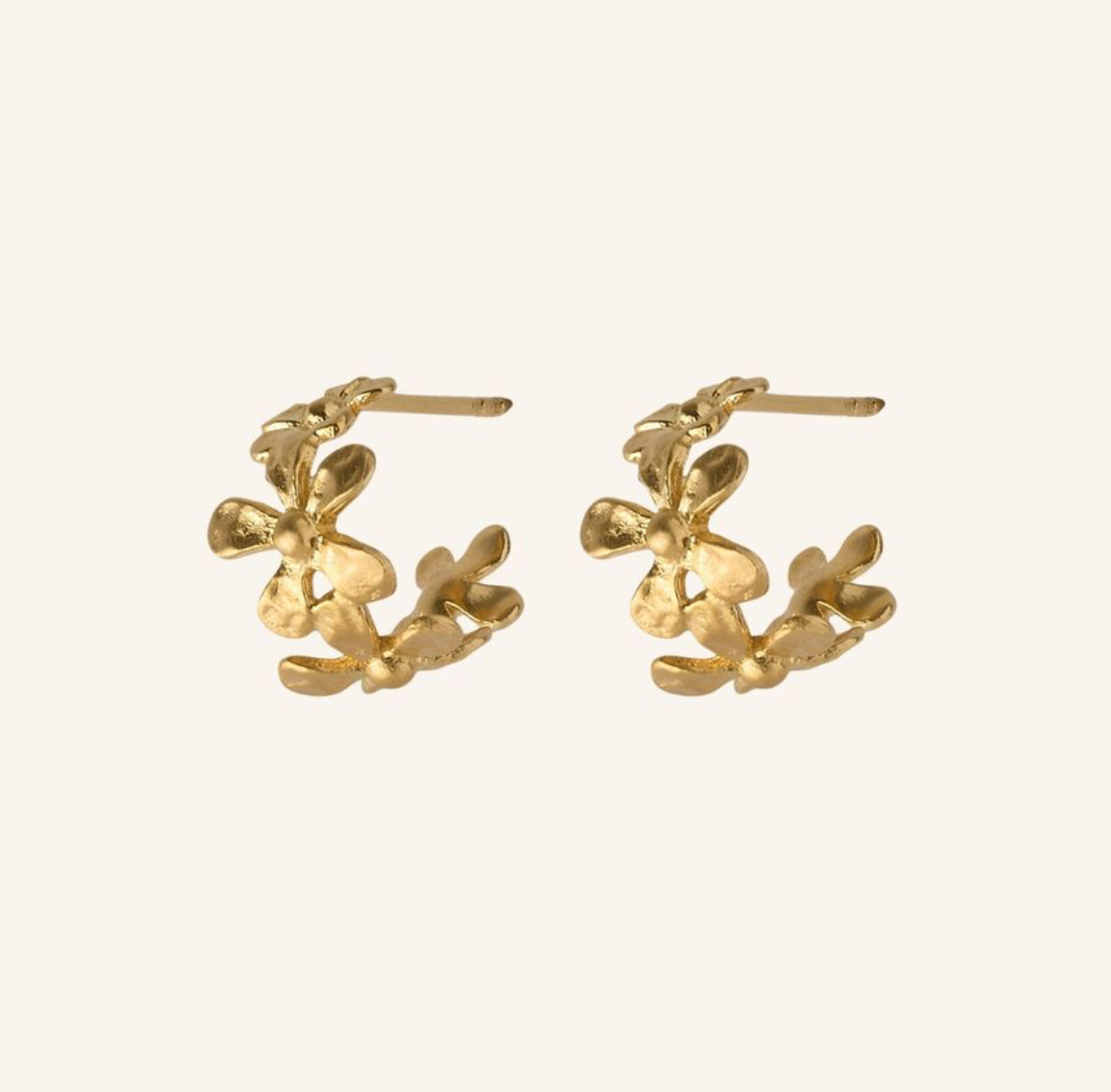 PERNILLE CORYDON WILD POPPY HOOPS