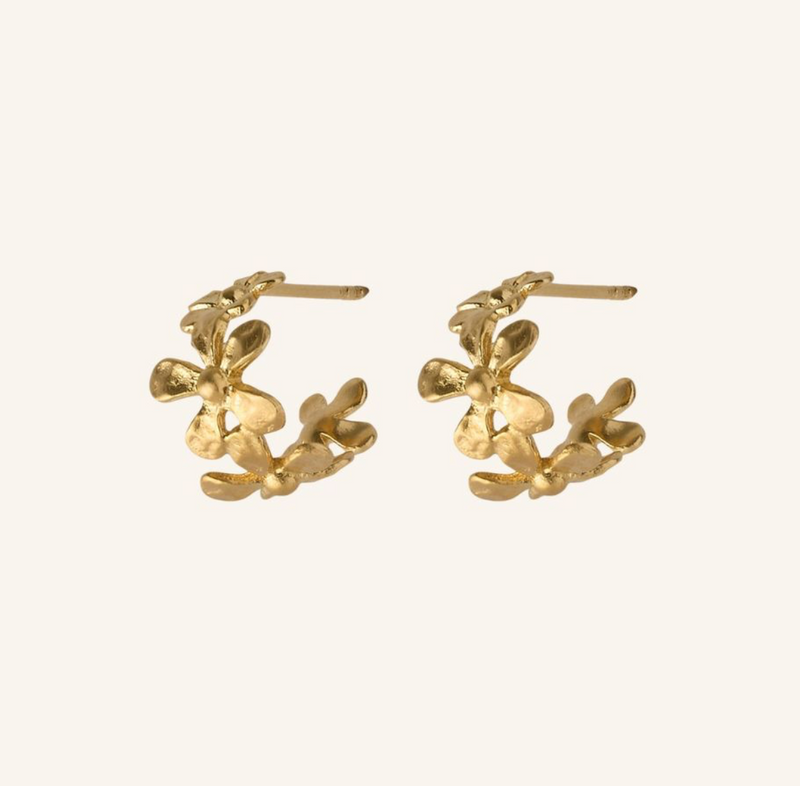 PERNILLE CORYDON WILD POPPY HOOPS