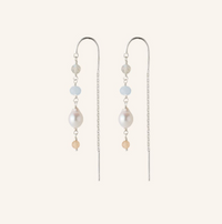 PERNILLE CORYDON MELLOW BLUE EAR CHAINS