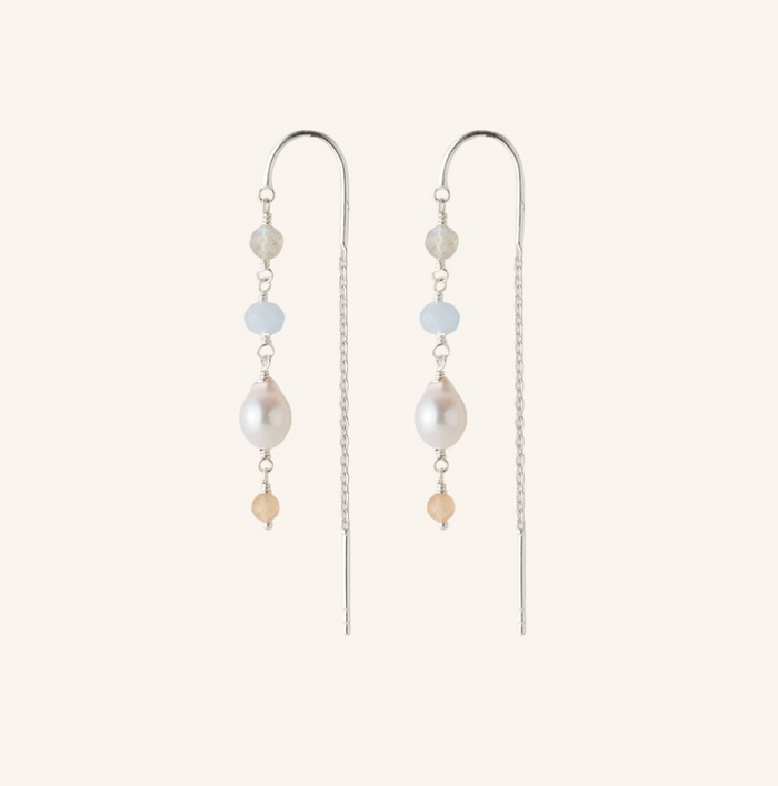 PERNILLE CORYDON MELLOW BLUE EAR CHAINS