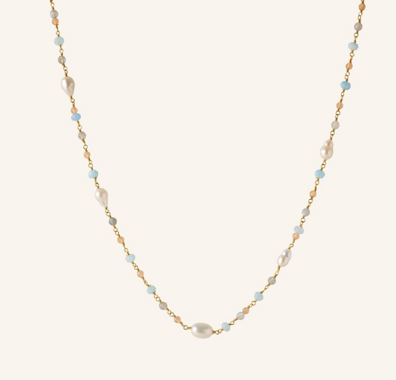 PERNILLE CORYDON MELLOW BLUE NECKLACE
