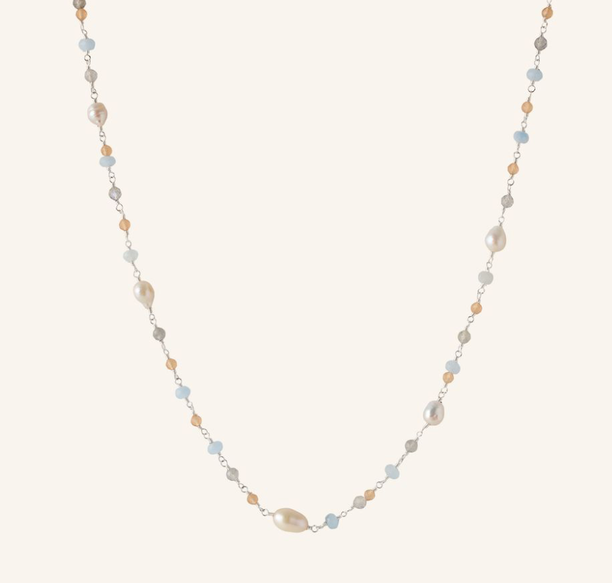 PERNILLE CORYDON MELLOW BLUE NECKLACE