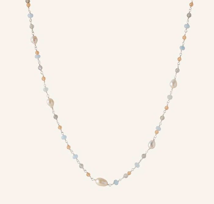 PERNILLE CORYDON MELLOW BLUE NECKLACE