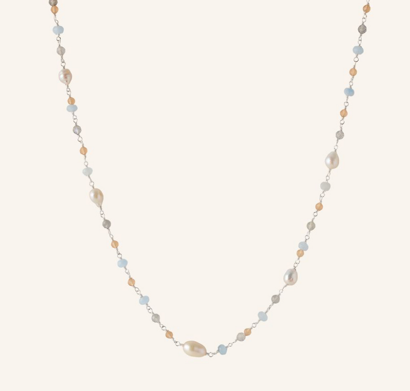 PERNILLE CORYDON MELLOW BLUE NECKLACE