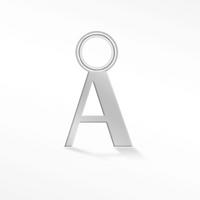 STERLING SILVER ALPHABET WELDING CHARM