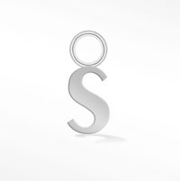 STERLING SILVER ALPHABET WELDING CHARM