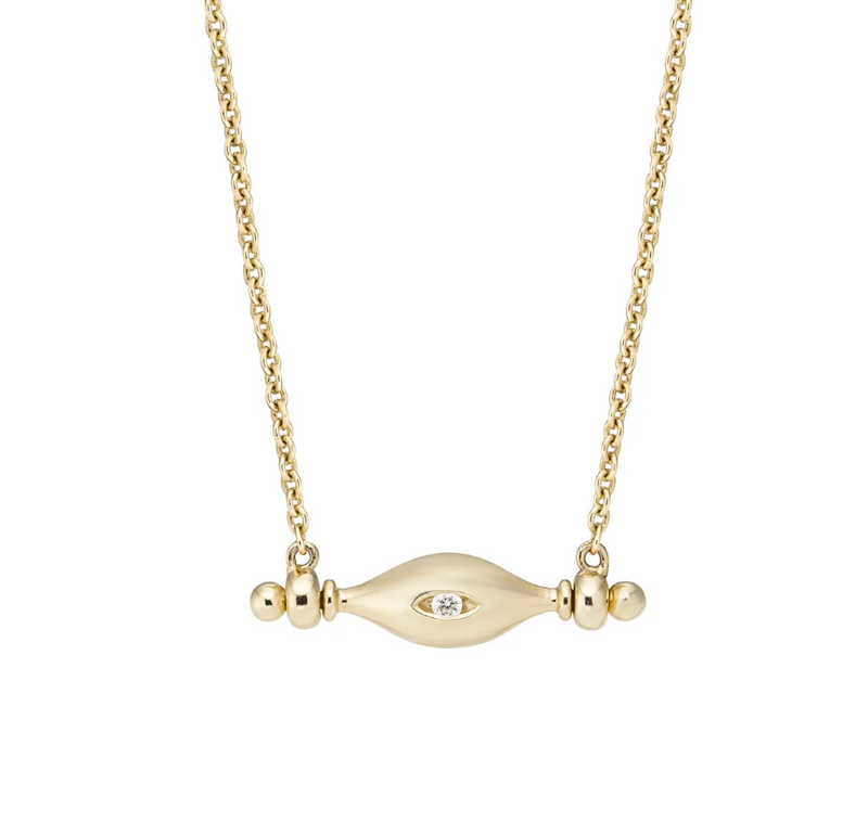 MÉTIER MUDRA OJO SPINNER SINGLE DIAMOND PENDANT