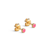 ENAMEL COPENHAGEN DOT STUD EARRINGS