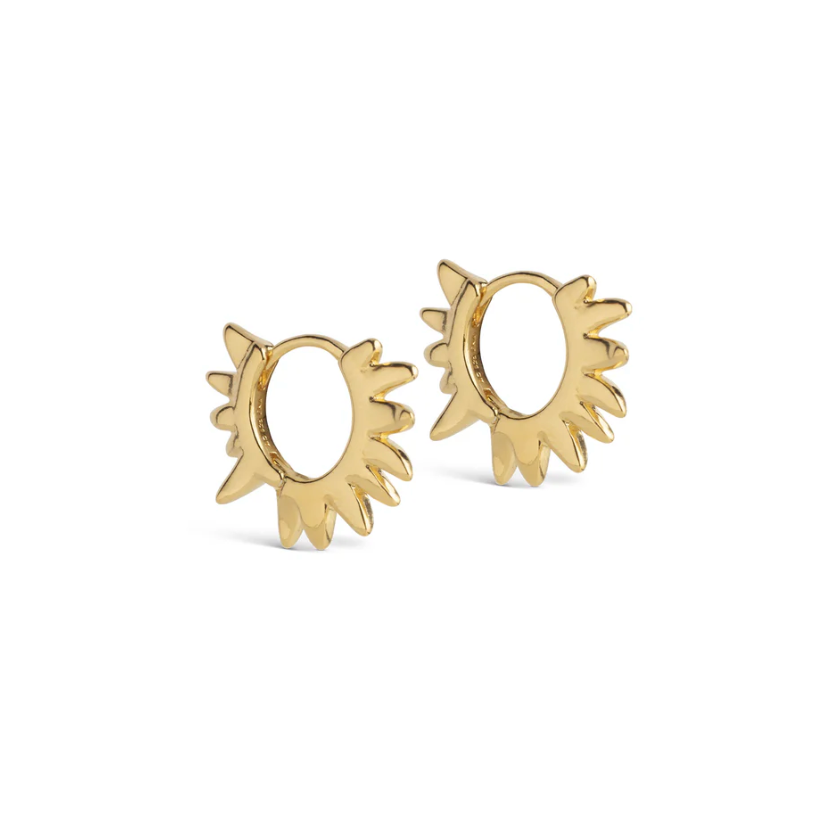 ENAMEL COPENHAGEN SUNSHINE LEAVES EARRINGS