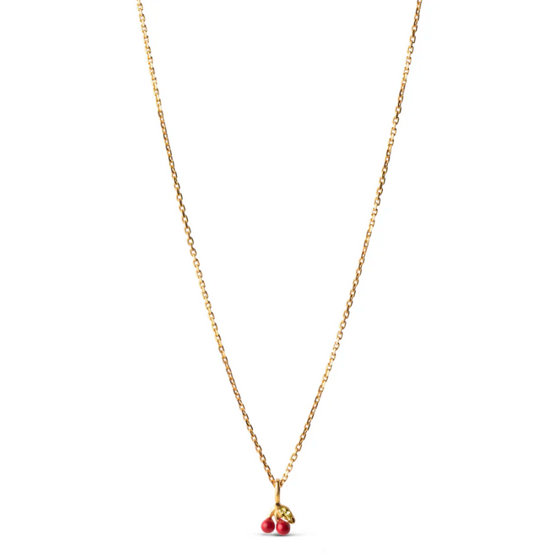 ENAMEL COPENHAGAEN CHERRY NECKLACE