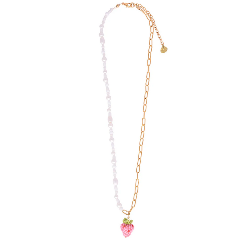 MISHKY STRAWBERRY PEARL NECKLACE