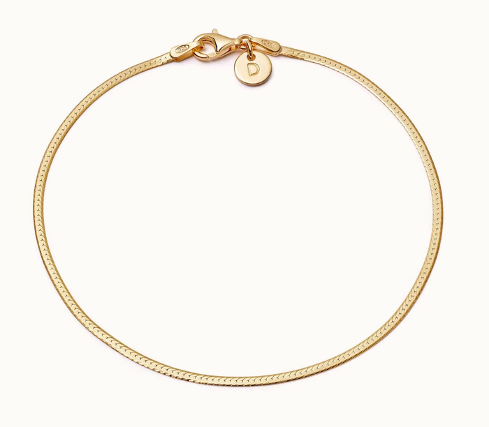 DAISY LONDON FINE SNAKE CHAIN BRACELET
