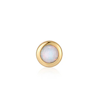 ANIA HAIE KYOTO OPAL BEZEL EARRING