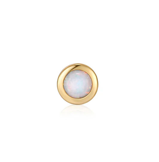 ANIA HAIE KYOTO OPAL BEZEL EARRING