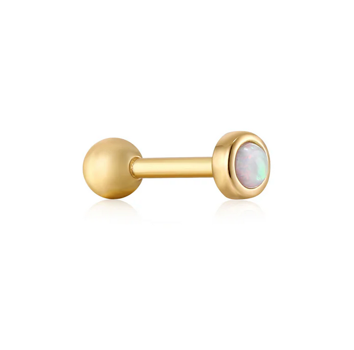 ANIA HAIE KYOTO OPAL BEZEL EARRING