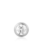 ANIA HAIE SOLITAIRE CUBIC ZIRCONIA BARBELL EARRING
