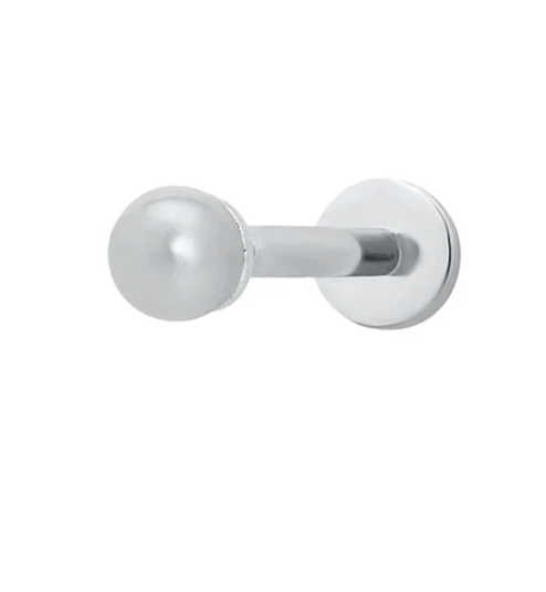 SCREAM PRETTY PEARL FLAT BACK STUD EARRINGS