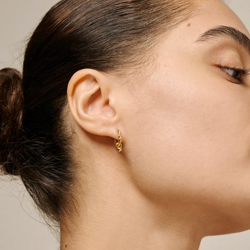 ENAMEL COPENHAGEN BELLE HOOP EARRINGS