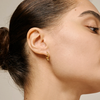 ENAMEL COPENHAGEN BELLE HOOP EARRINGS