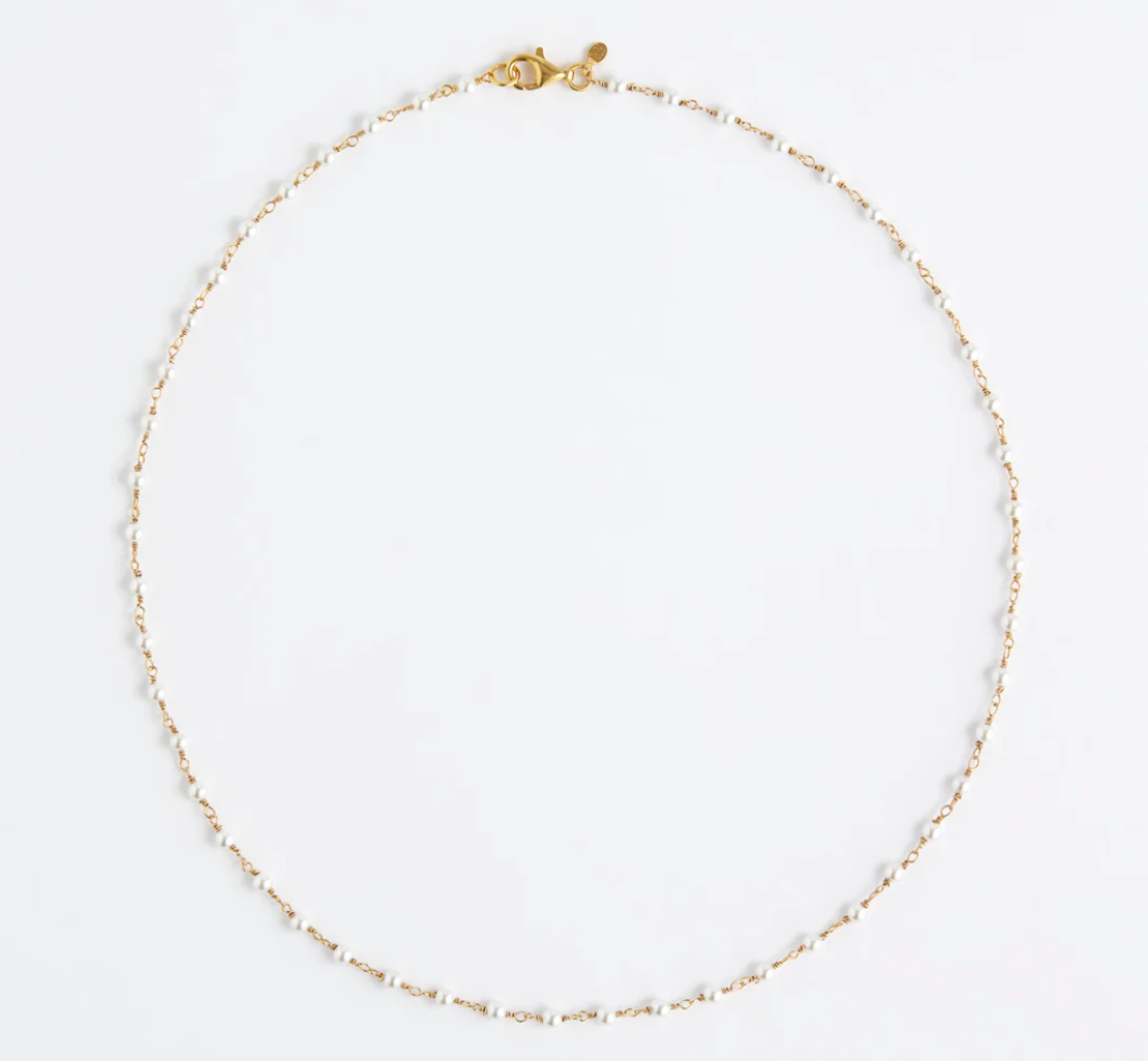 SORU CHARM PEARL NECKLACE