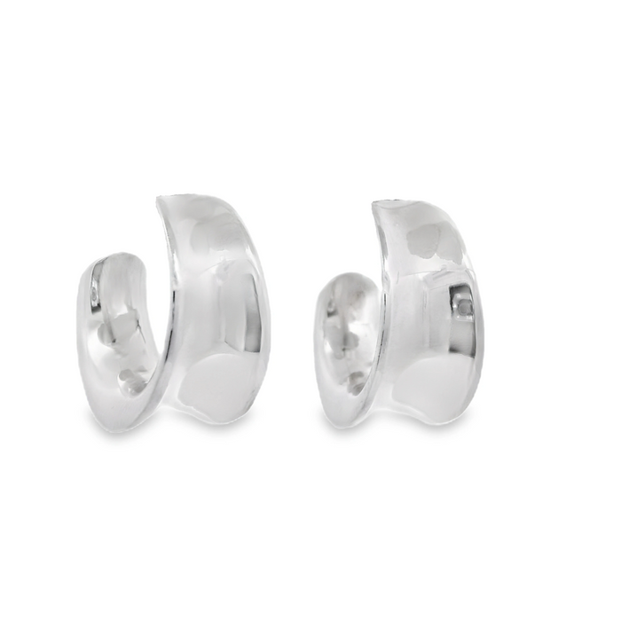 LAST NIGHT I DREAMT MIA SOLID SILVER HOOPS