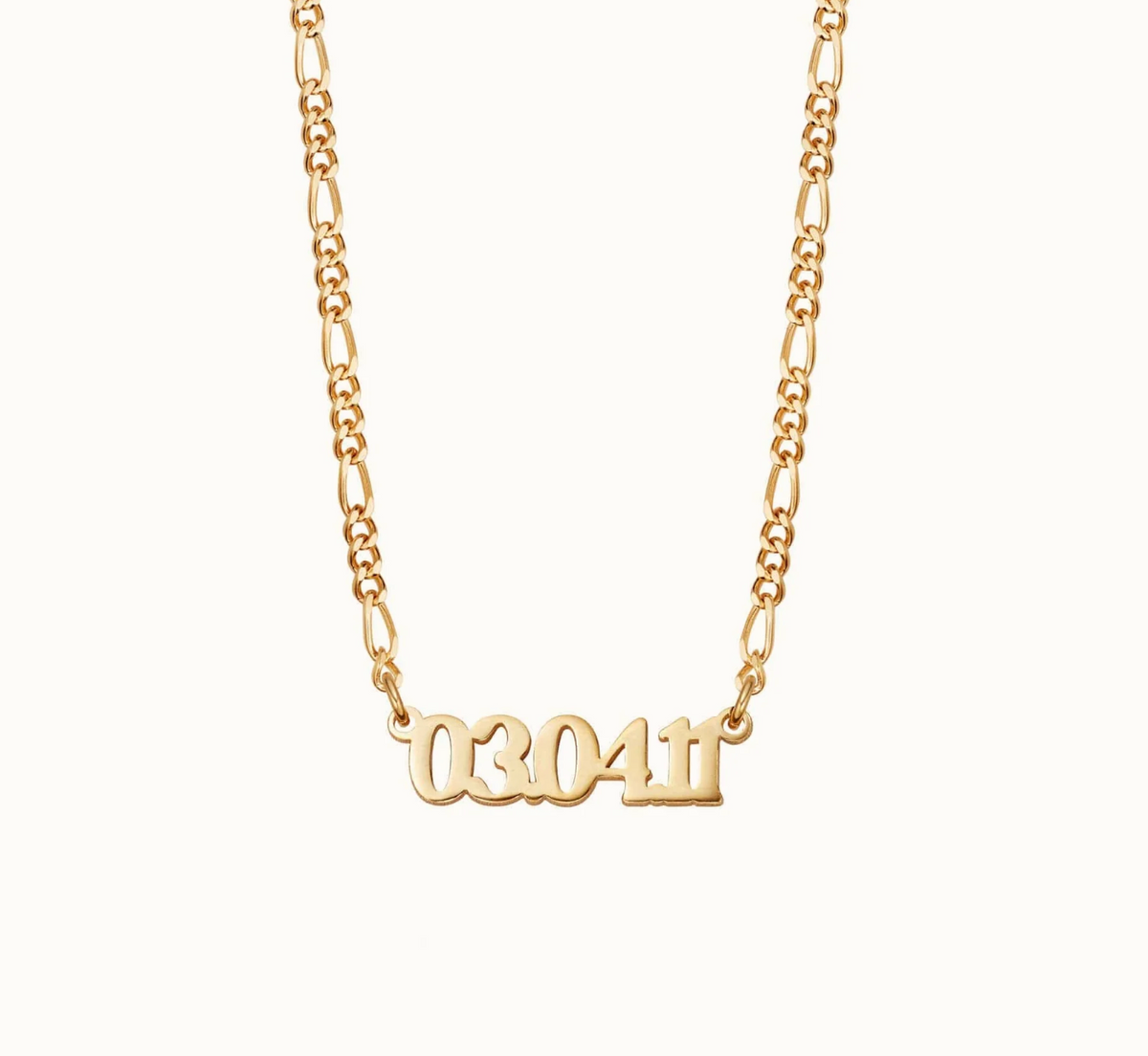 DAISY LONDON PERSONALISED DATE NECKLACE - MADE TO ORDER