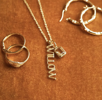 DAISY LONDON PERSONALISED PENDANT NECKLACE - MADE TO ORDER