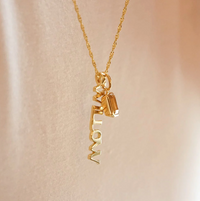 DAISY LONDON PERSONALISED PENDANT NECKLACE - MADE TO ORDER