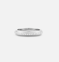 V BY LAURA VANN SILVER NEVE RING
